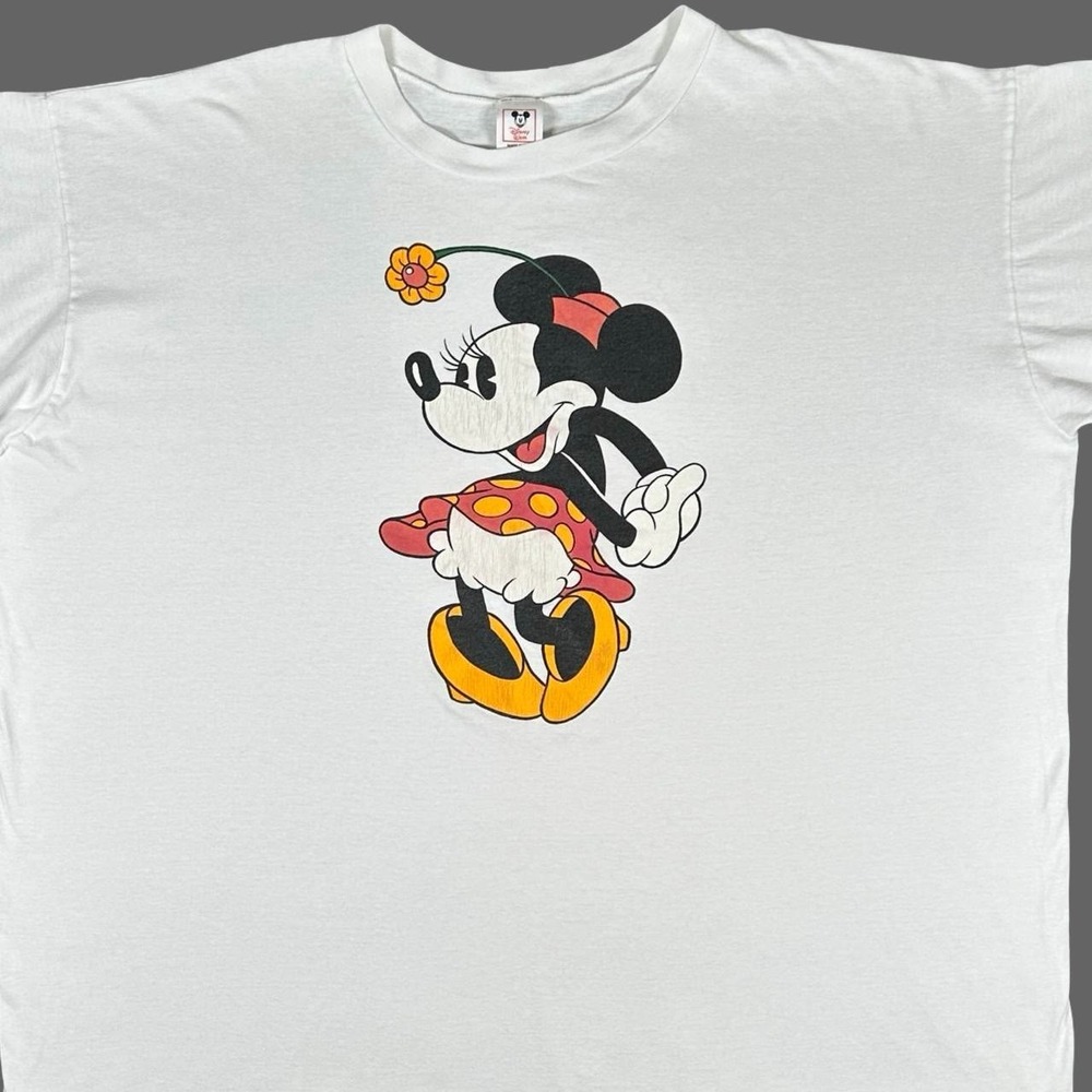 Vintage 90s Disney Minnie Mouse Oversized Graphic T-Shirt One Size 4X-5X Fit